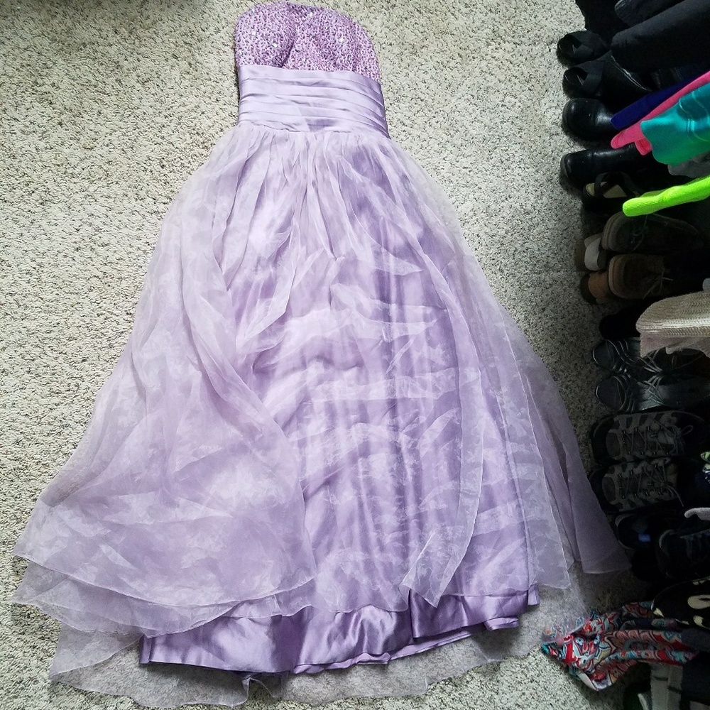 《 PURPLE FORMAL PROM/HOMECOMING DRED》